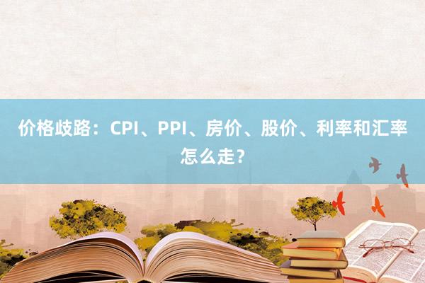 价格歧路：CPI、PPI、房价、股价、利率和汇率怎么走？